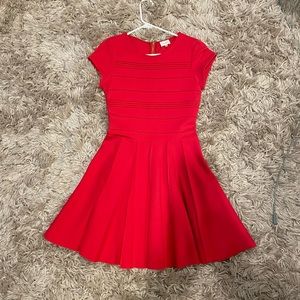 Parker A-line fit and flare XS Red dress